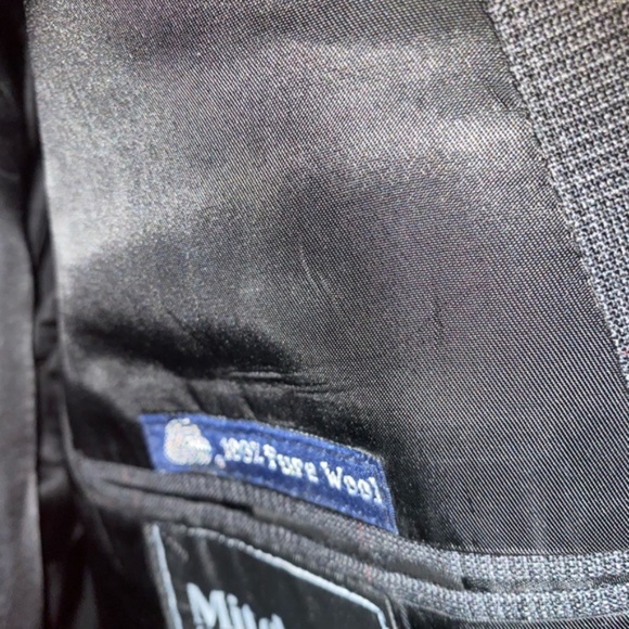 Burberry 100% Pure Wool Men’s Suit Blazer - Picture 3 of 4